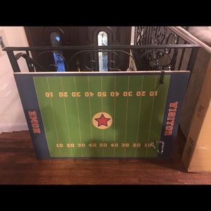 Pottery Barn kids football cork board